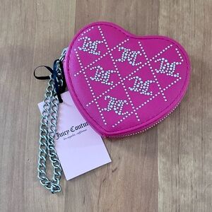 Juicy Couture NWT Pink Heart-Shaped Bag